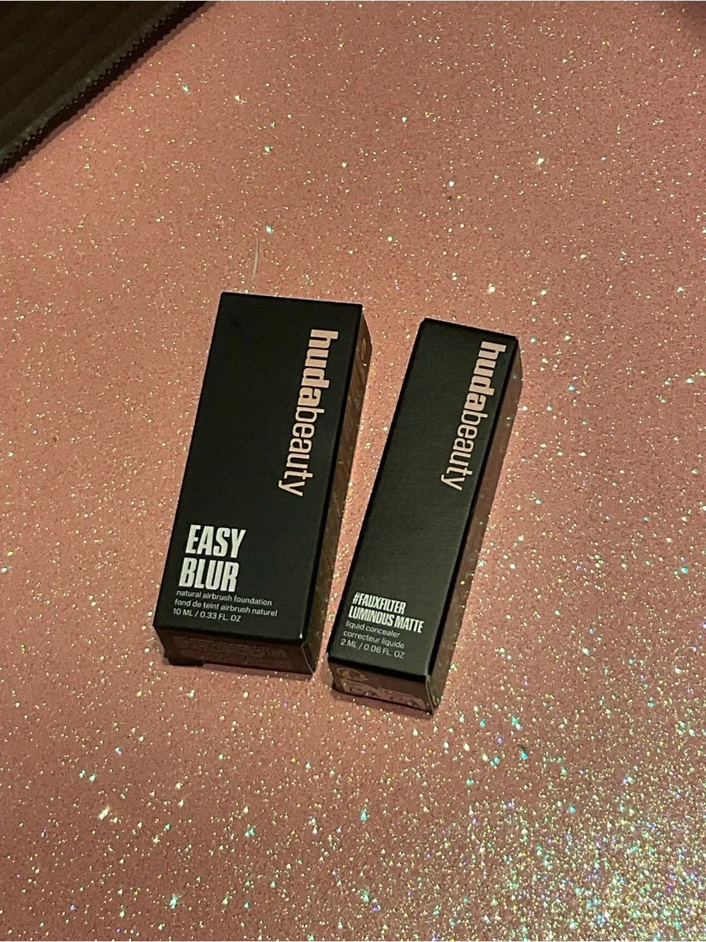 2- Huda Beauty Products- Easy Blur Natural Airbrush Foundation & Concealer